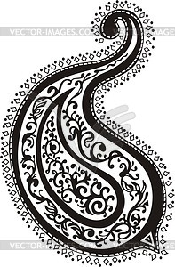 Oriental ornamental design - vector clip art