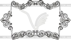 Decorative panel - vinyl EPS vector clipart