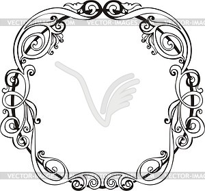 Decorative panel - vector clipart