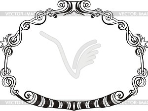 Decorative panel - vector image