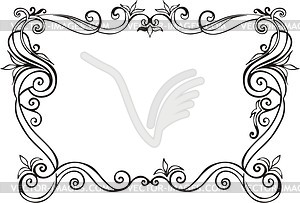 Decorative panel - vector image