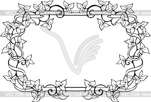 Decorative panel - vector clipart