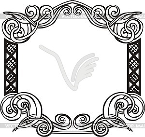 Decorative panel - vector clip art