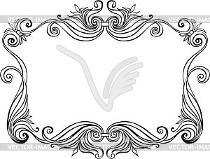 Decorative panel - vector clipart