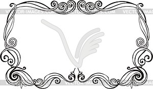 Decorative panel - vector clip art