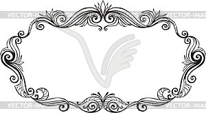 Decorative panel - vector clipart