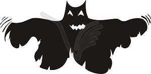 Ghost cartoon - vector clip art