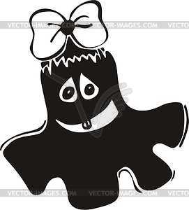 Ghost cartoon - vector clipart / vector image