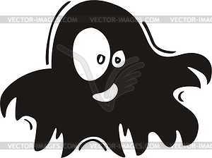 Ghost cartoon - vector clipart