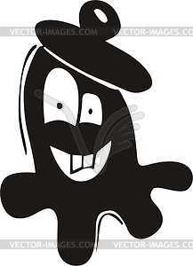 Ghost cartoon - vector image