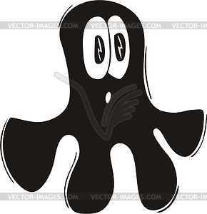 Ghost cartoon - vector clipart