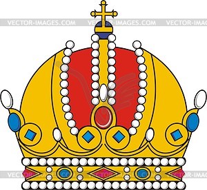 German imperial crown - vector clipart