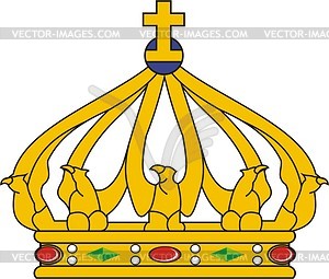 French imperial crown - vector clipart