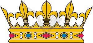 Enfant crown - vector clip art