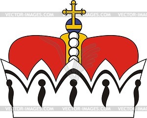 Prince crown - vector image