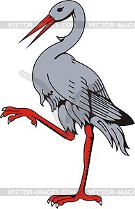 Stork - vector image