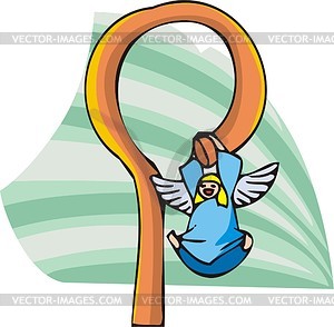 Angel - vector clipart