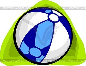 Beach ball - vector clipart