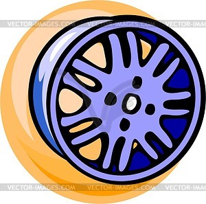 Car spares and accessories - vector clipart