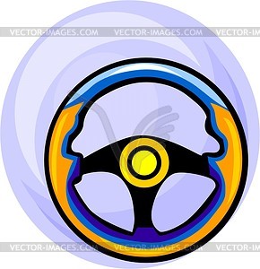 Steering wheel - vector clip art