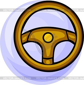 Steering wheel - vector clipart