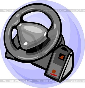 Car spares and accessories - vector image