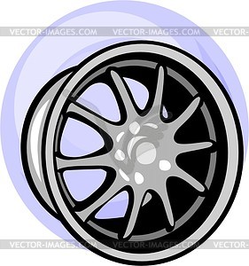 Car spares and accessories - vector image