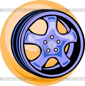 Car spares and accessories - vector image