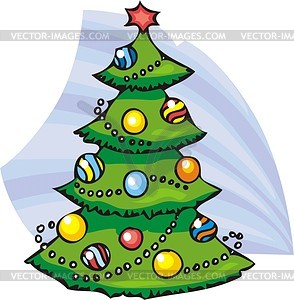 Christmas tree - vector image