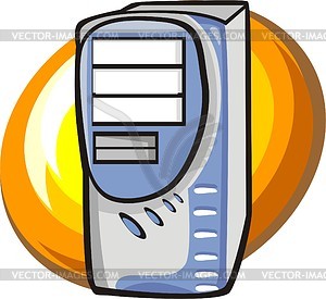 Computer - royalty-free vector image