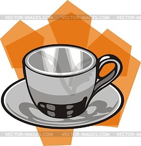 Teacup - vector clipart