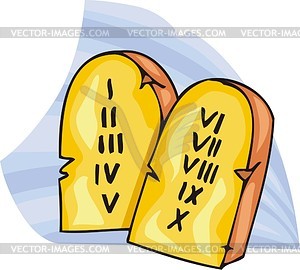 Decalogue - vector clipart