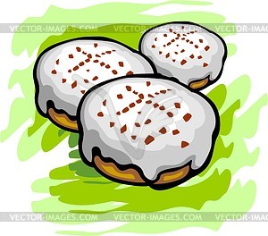 Easter cakes - vector clipart