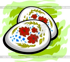 Easter eggs - vector clipart