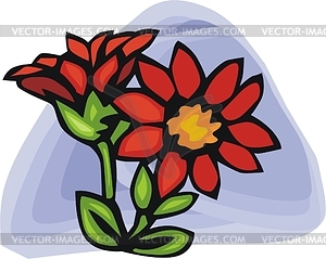 Цветок - изображение в векторном формате