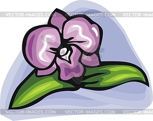 Flower - color vector clipart