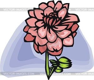 Flower - royalty-free vector clipart