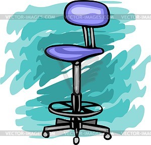 Task chair - vector image