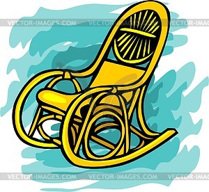 Rocking-chair - vector clip art