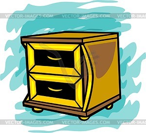 Commode - stock vector clipart