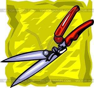 Secateur - vector image