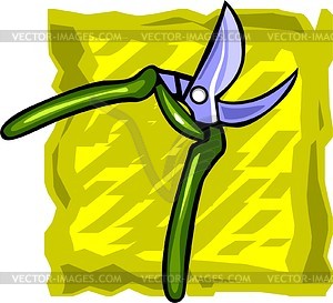 Secateur - vector image