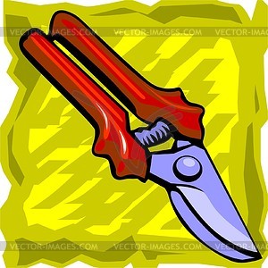 Secateur - vector clipart / vector image