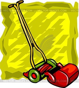 Lawn-mower - vector image