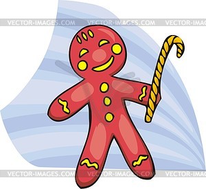 Gingerbread Man - vector image