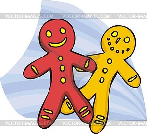 Gingerbread Man - vector image