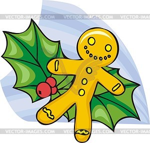 Gingerbread Man - vector image