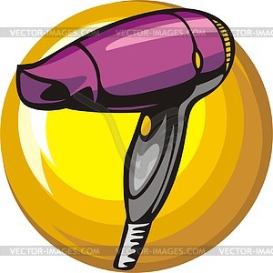 Hair-drier - vector image