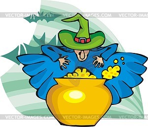 Witchcraft - vector image