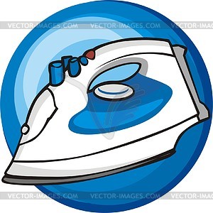 Electric iron - vector image